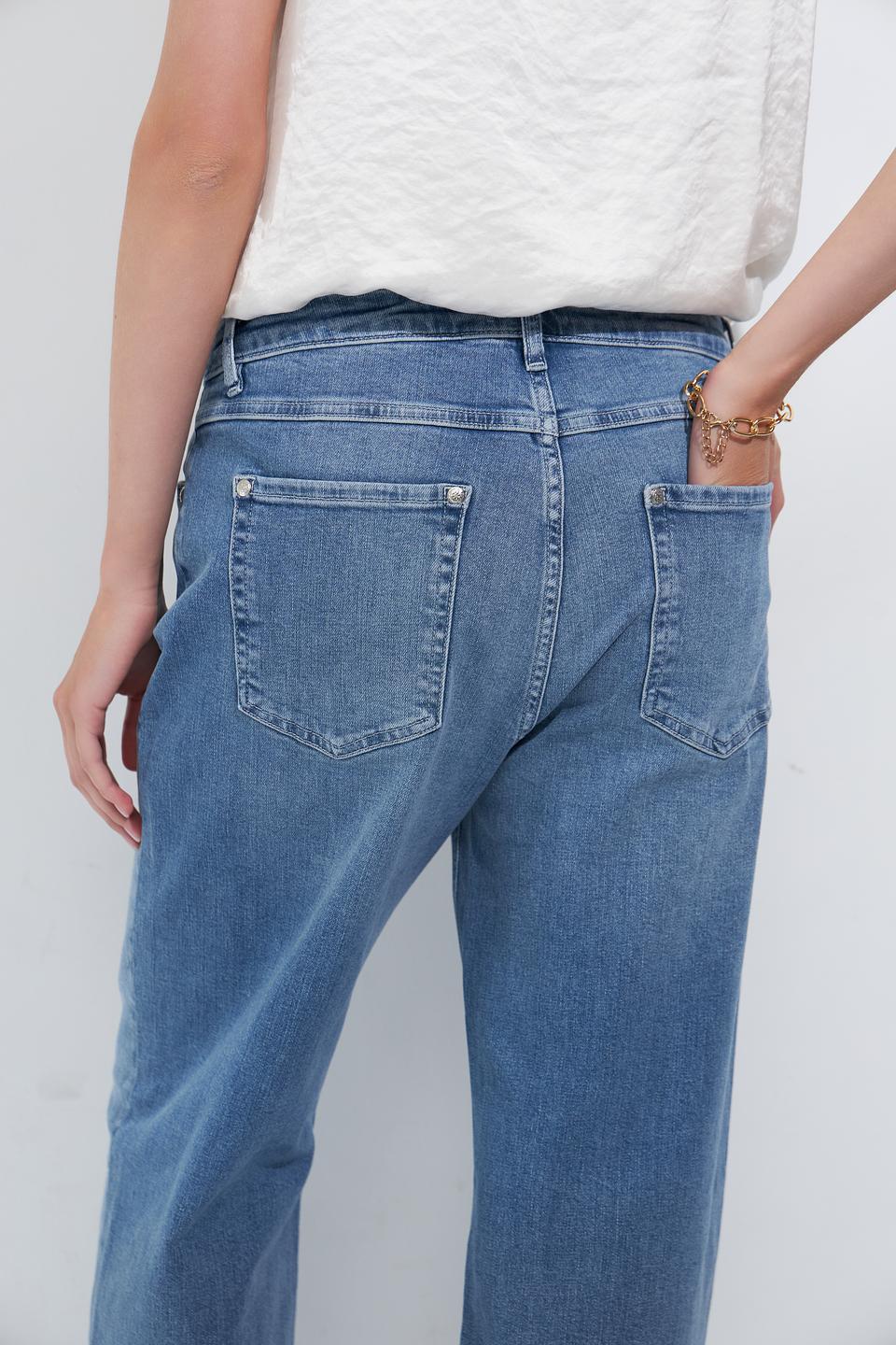 Джинсы клеш Monari голубые