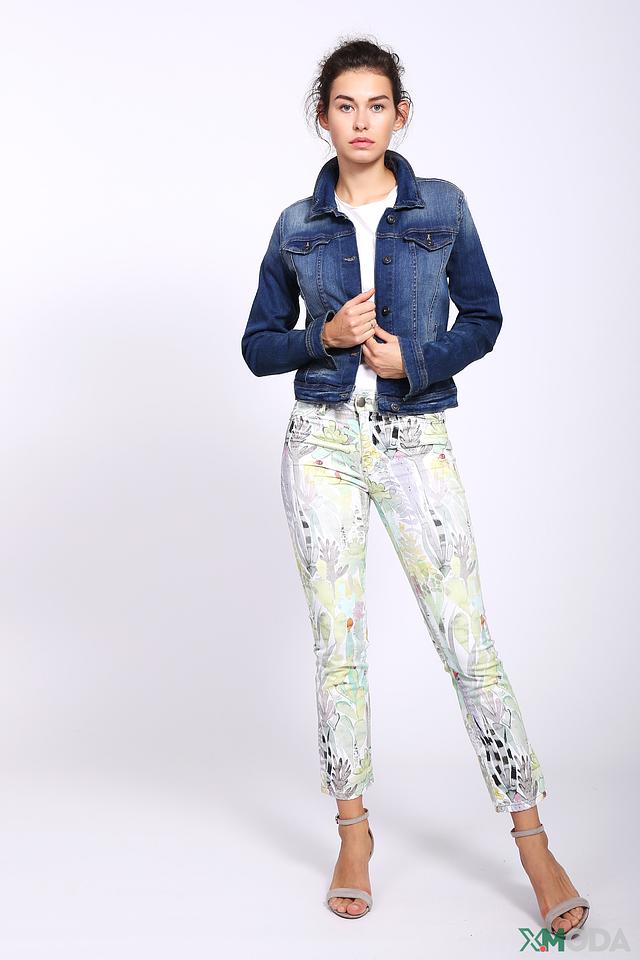 Джинсы Marc Cain с цветочным принтом