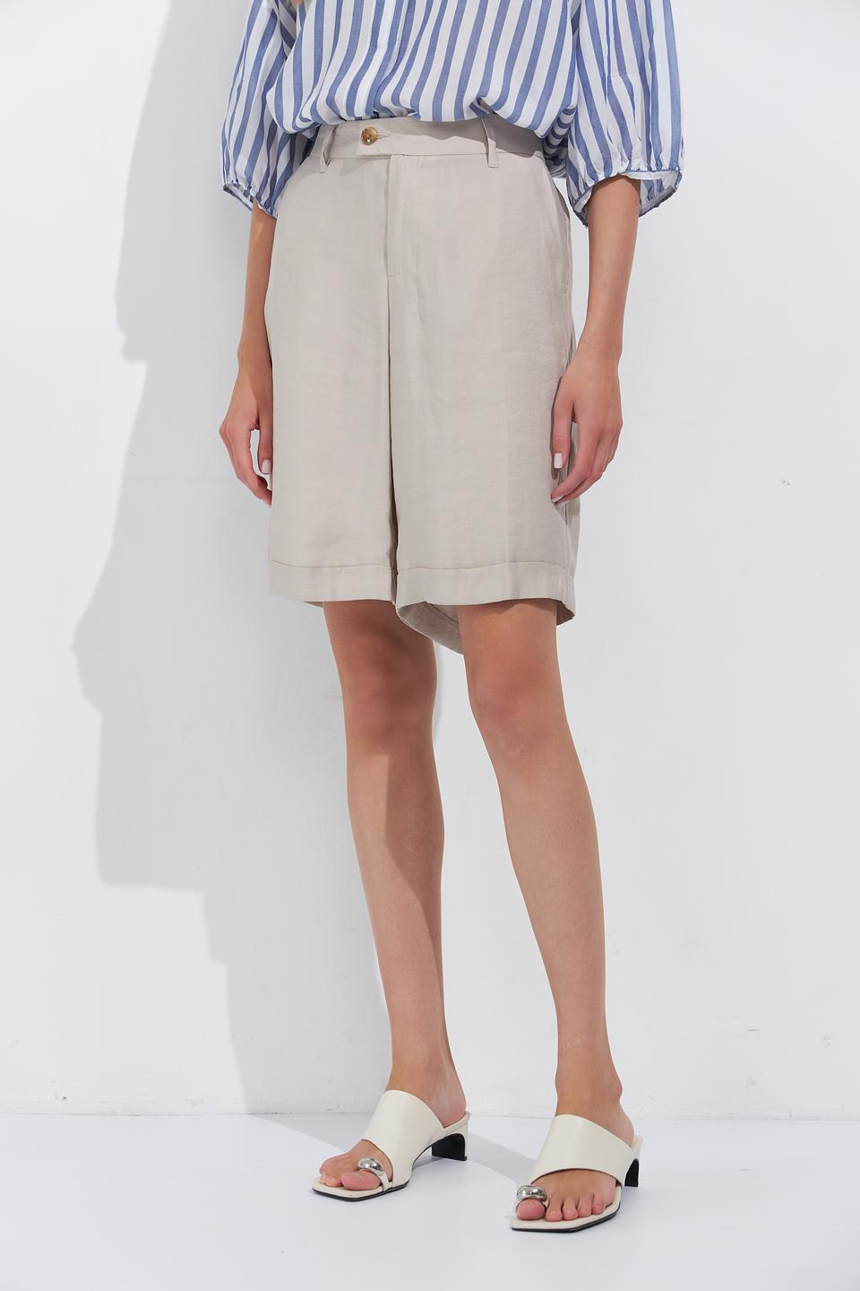 Шорты Angels бежевые