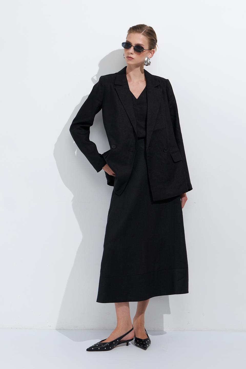 Жакет Electra style чёрный оверсайз