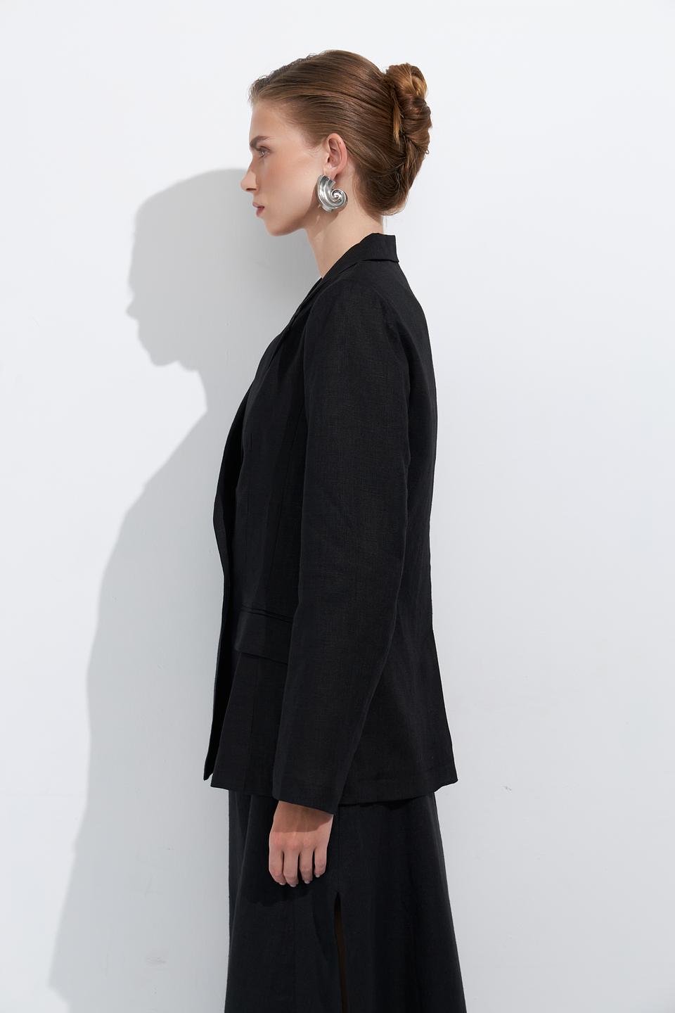 Жакет Electra style чёрный оверсайз