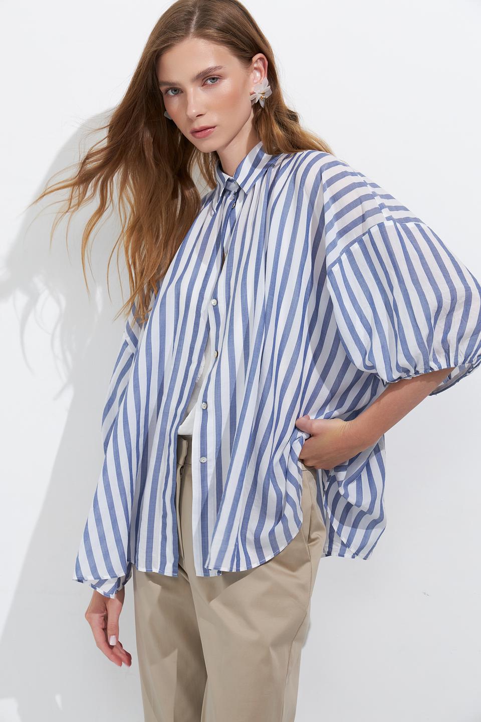 Блуза Zanetti в полоску