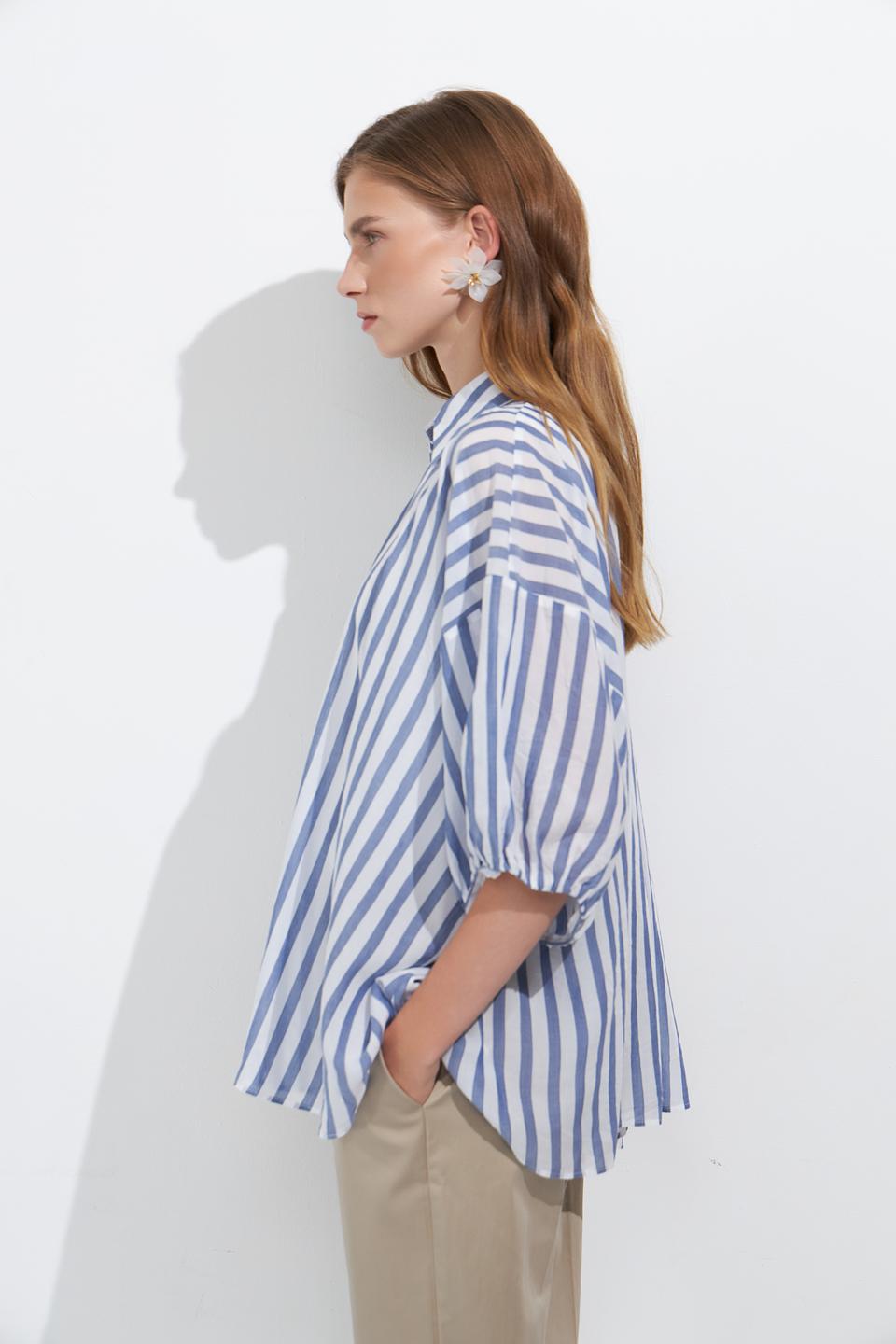 Блуза Zanetti в полоску