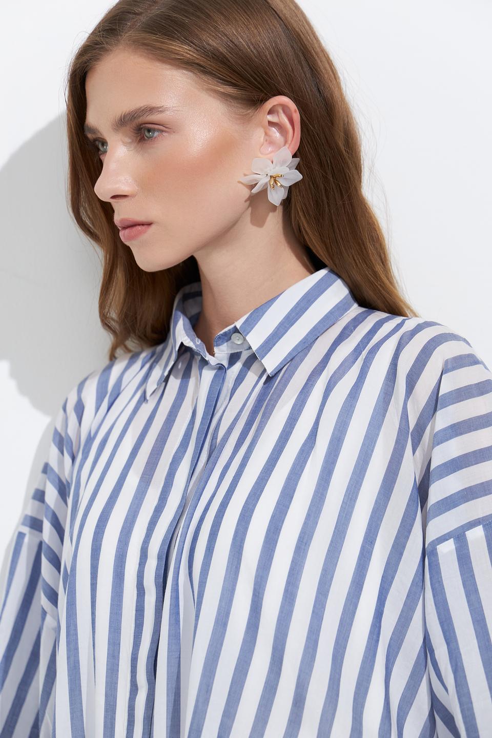 Блуза Zanetti в полоску