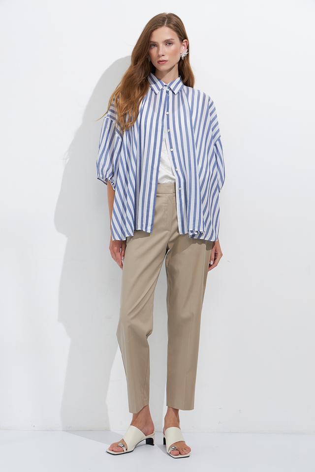 Брюки Zanetti прямого кроя бежевые