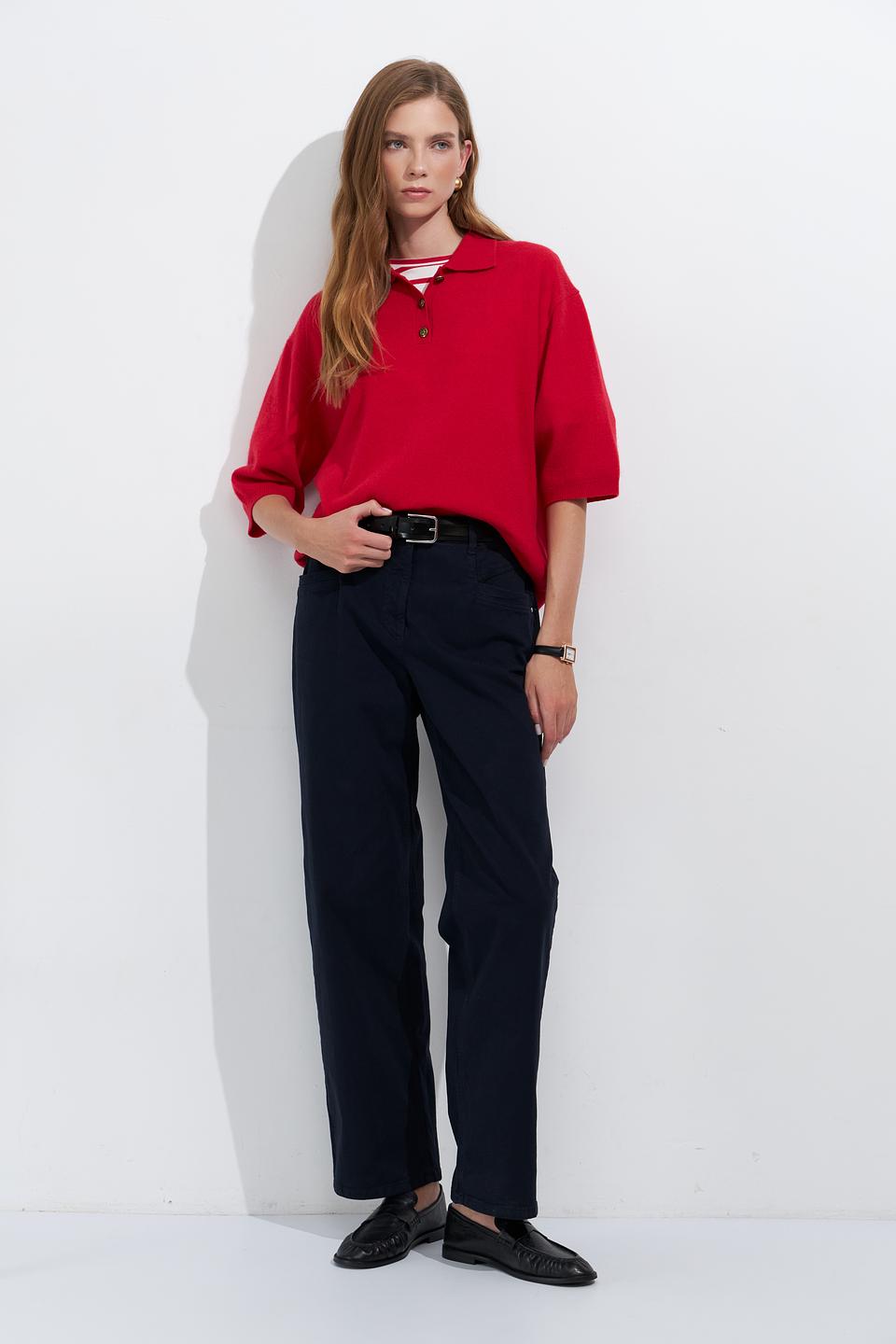 Пуловер Luisa Cerano красный