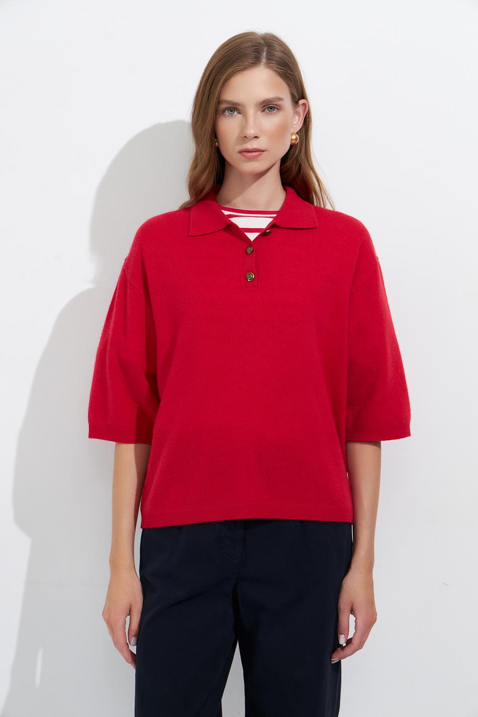 Пуловер Luisa Cerano красный