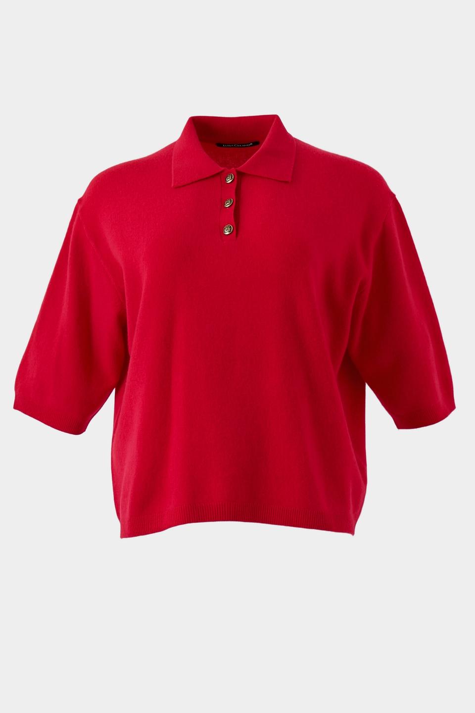 Пуловер Luisa Cerano красный