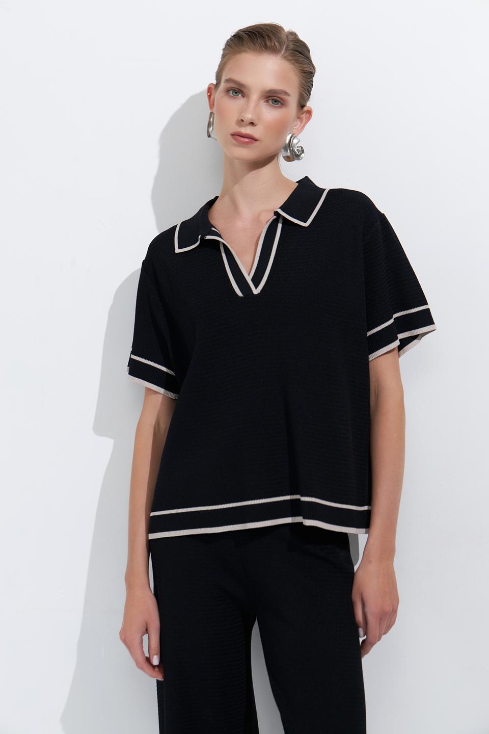 Пуловер Marc Aurel с воротником