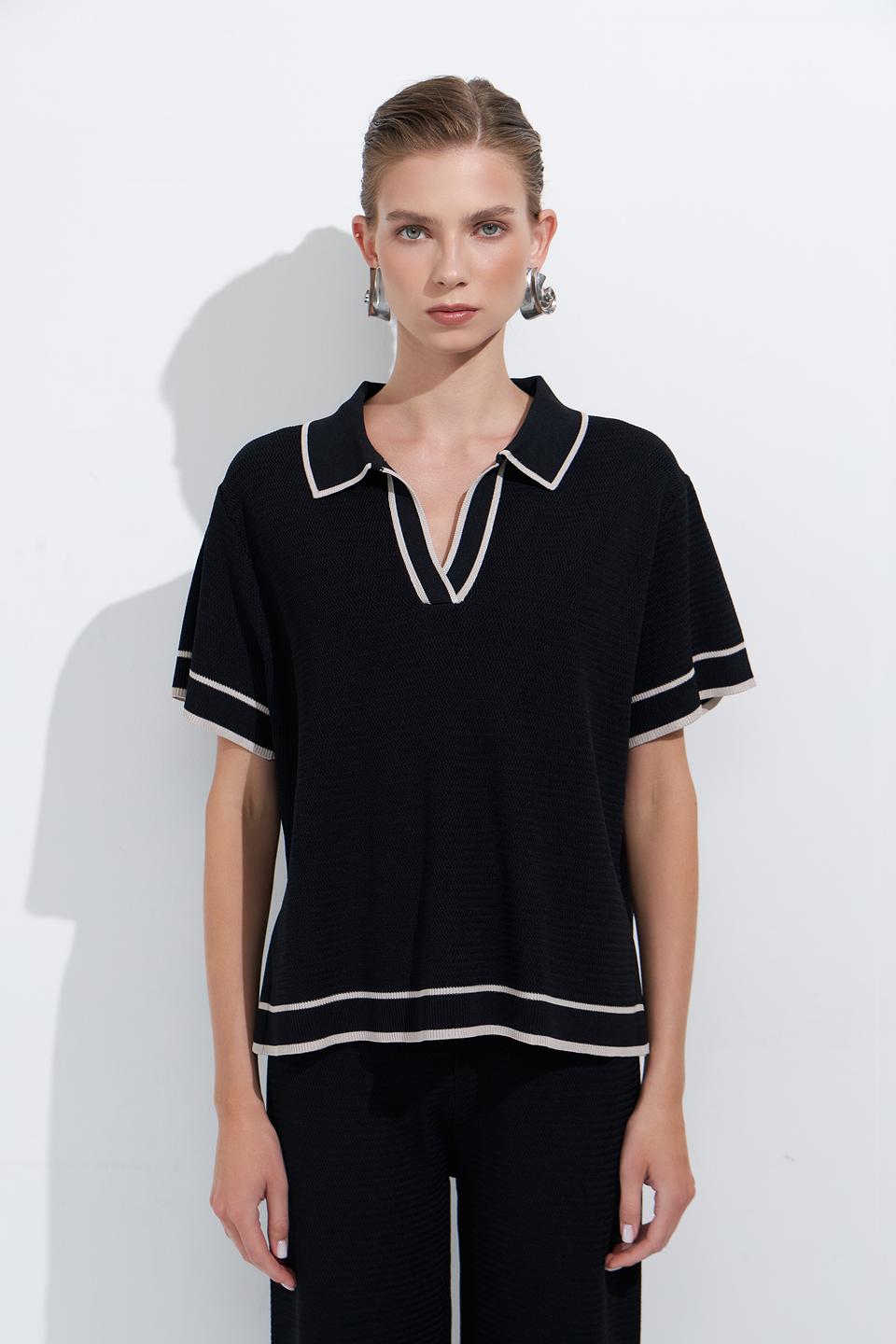 Пуловер Marc Aurel с воротником