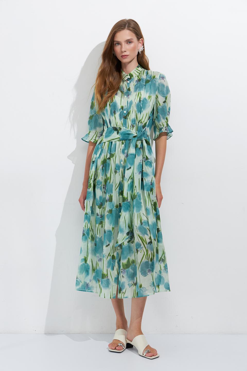 Платье Luisa Cerano с цветочным принтом