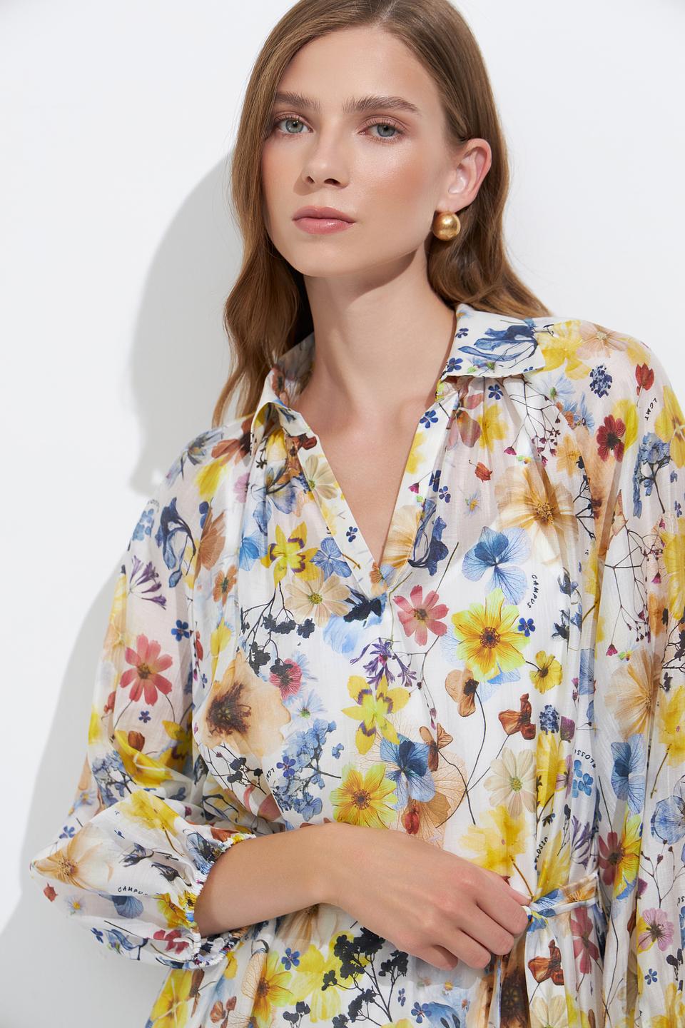 Платье Lecomte с цветочным принтом