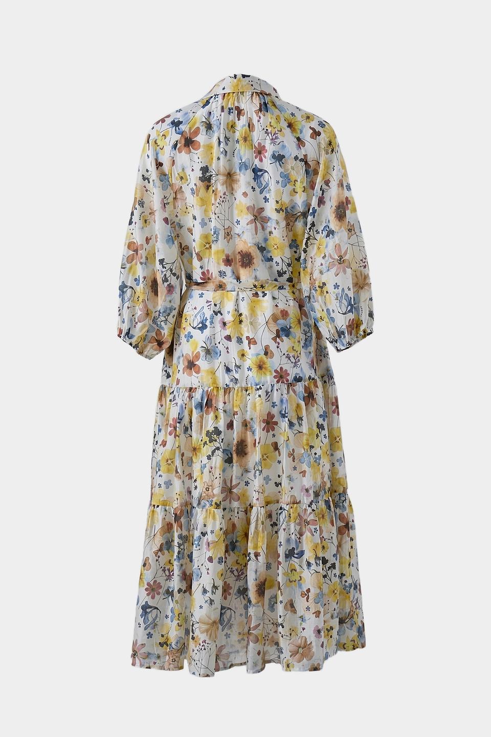 Платье Lecomte с цветочным принтом