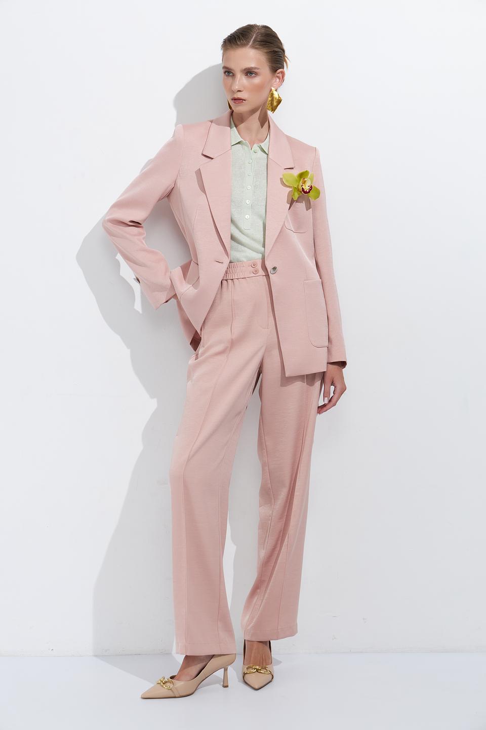 Брюки Marc Aurel прямые, розовые