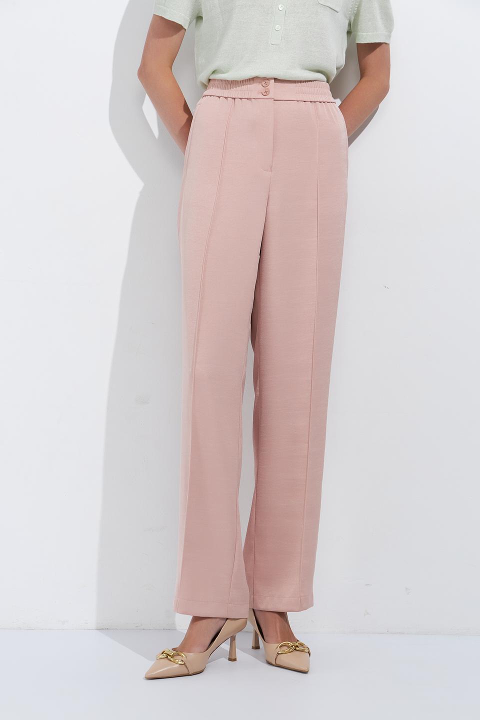 Брюки Marc Aurel прямые, розовые