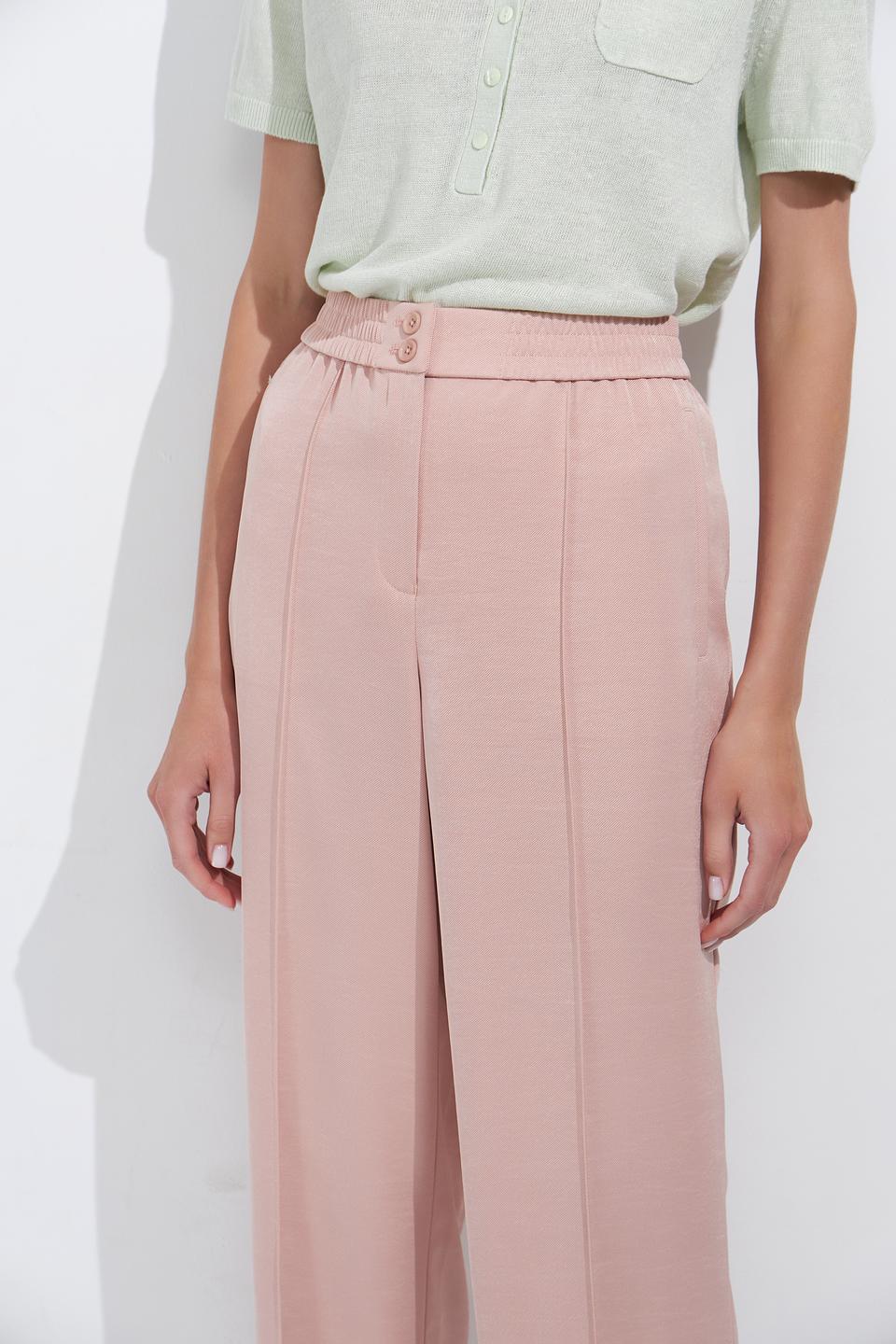 Брюки Marc Aurel прямые, розовые