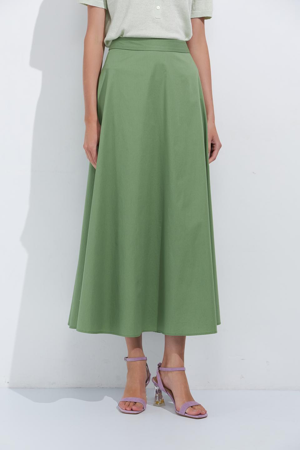 Юбка Luisa Cerano оливковая