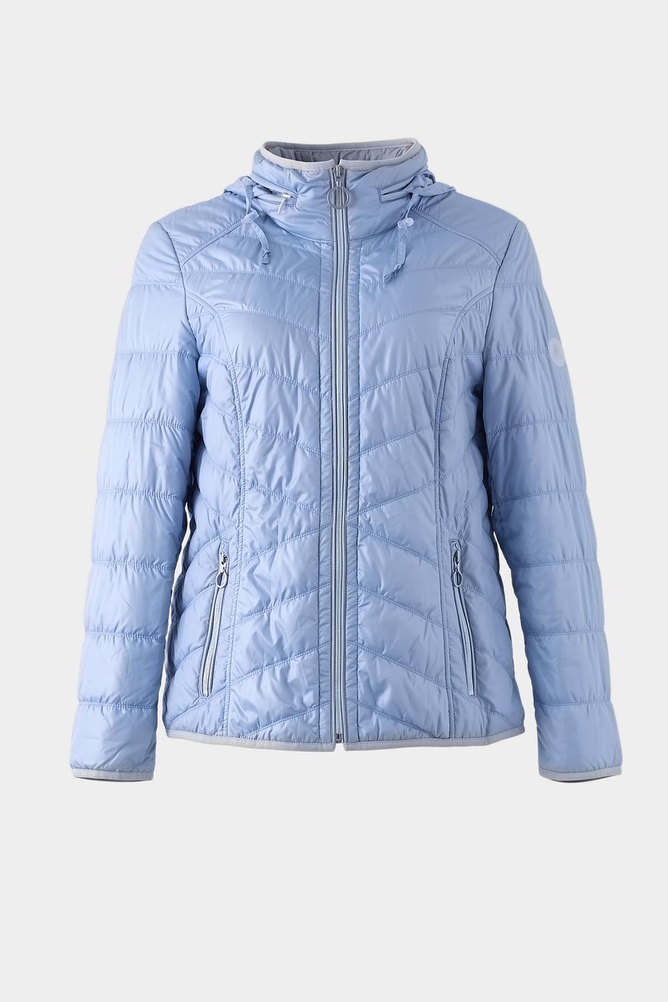Куртка Lebek стеганая голубая