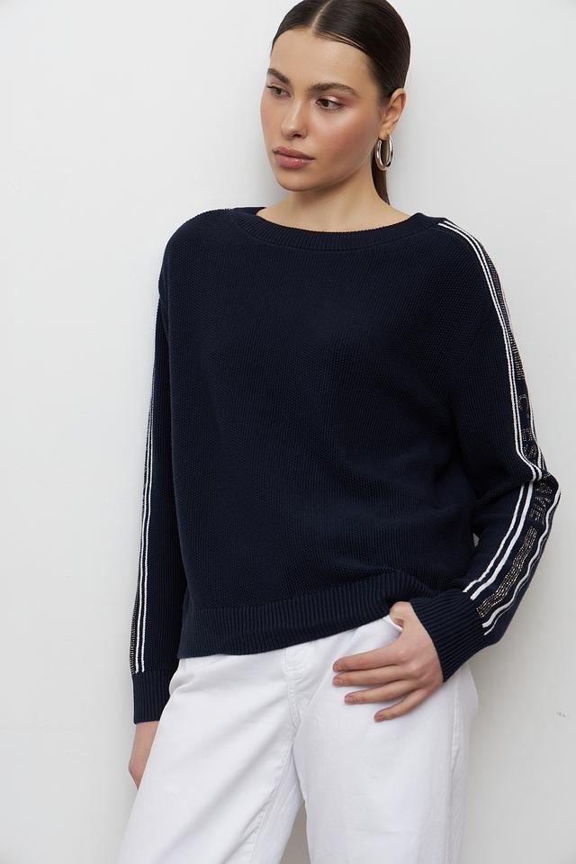 Пуловер Monari с полосками