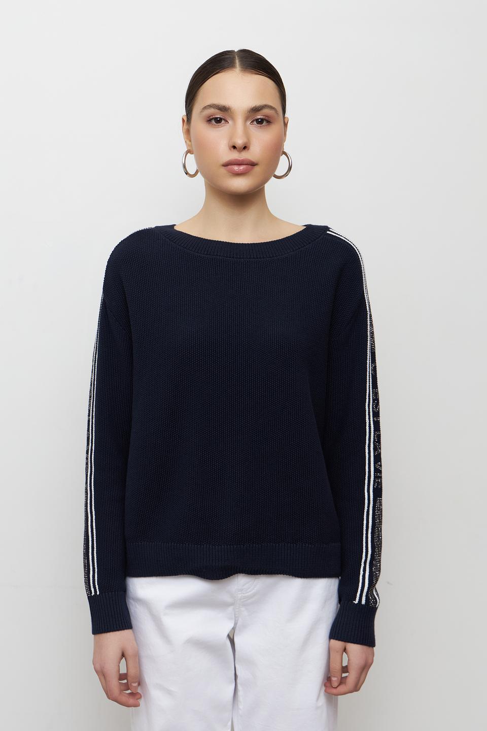 Пуловер Monari с полосками