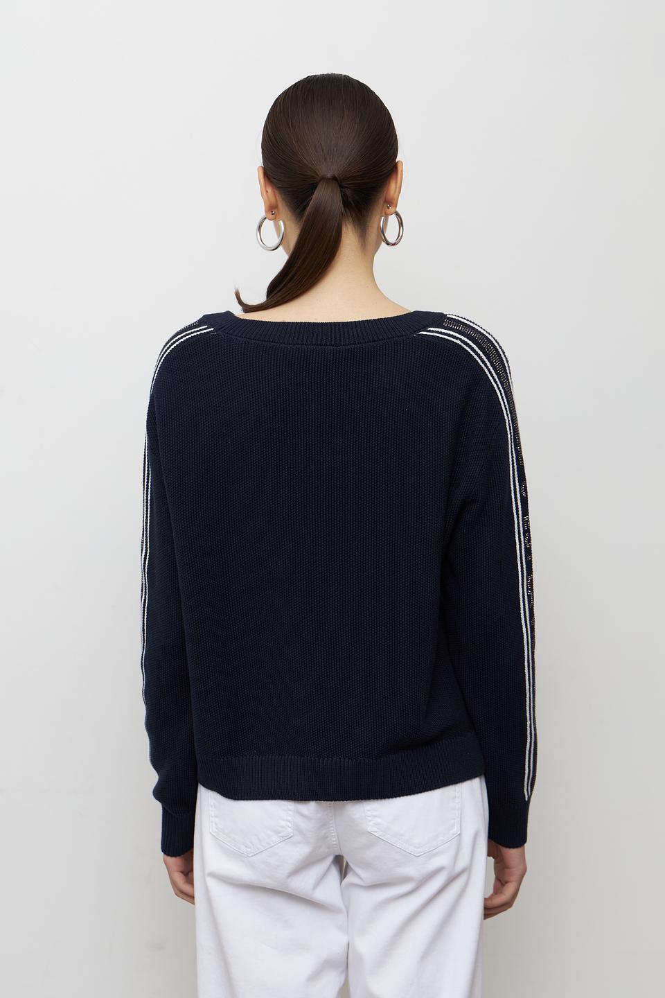 Пуловер Monari с полосками