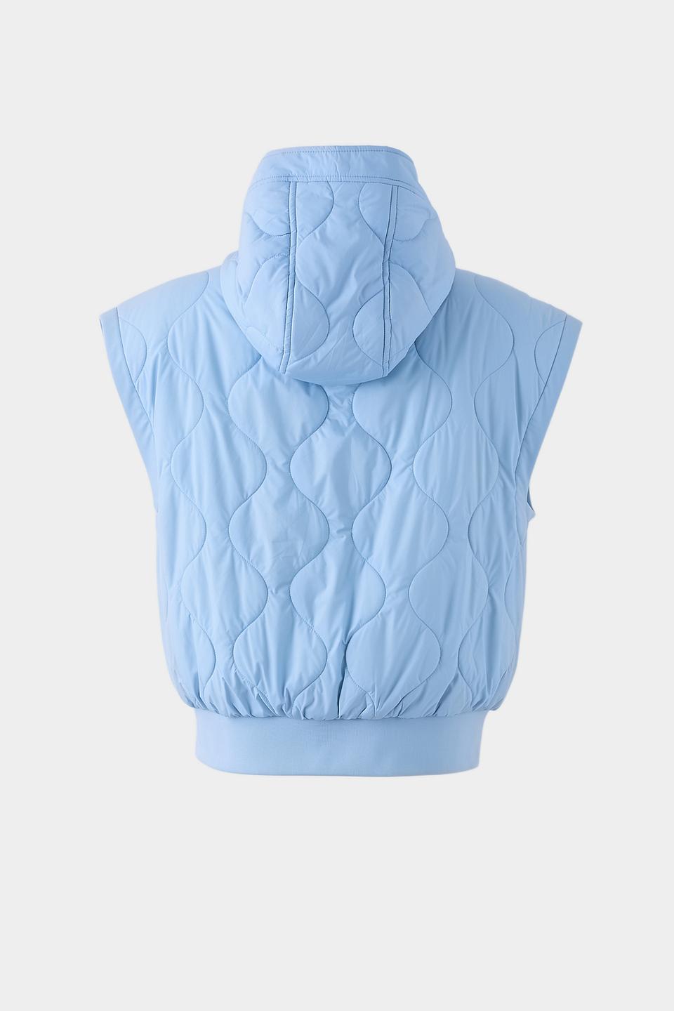 Куртка-жилет Lecomte стеганая голубая