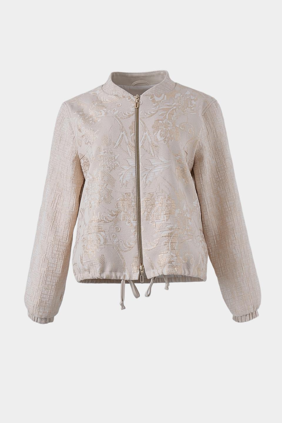 Жакет Bianca с вышивкой бежевый