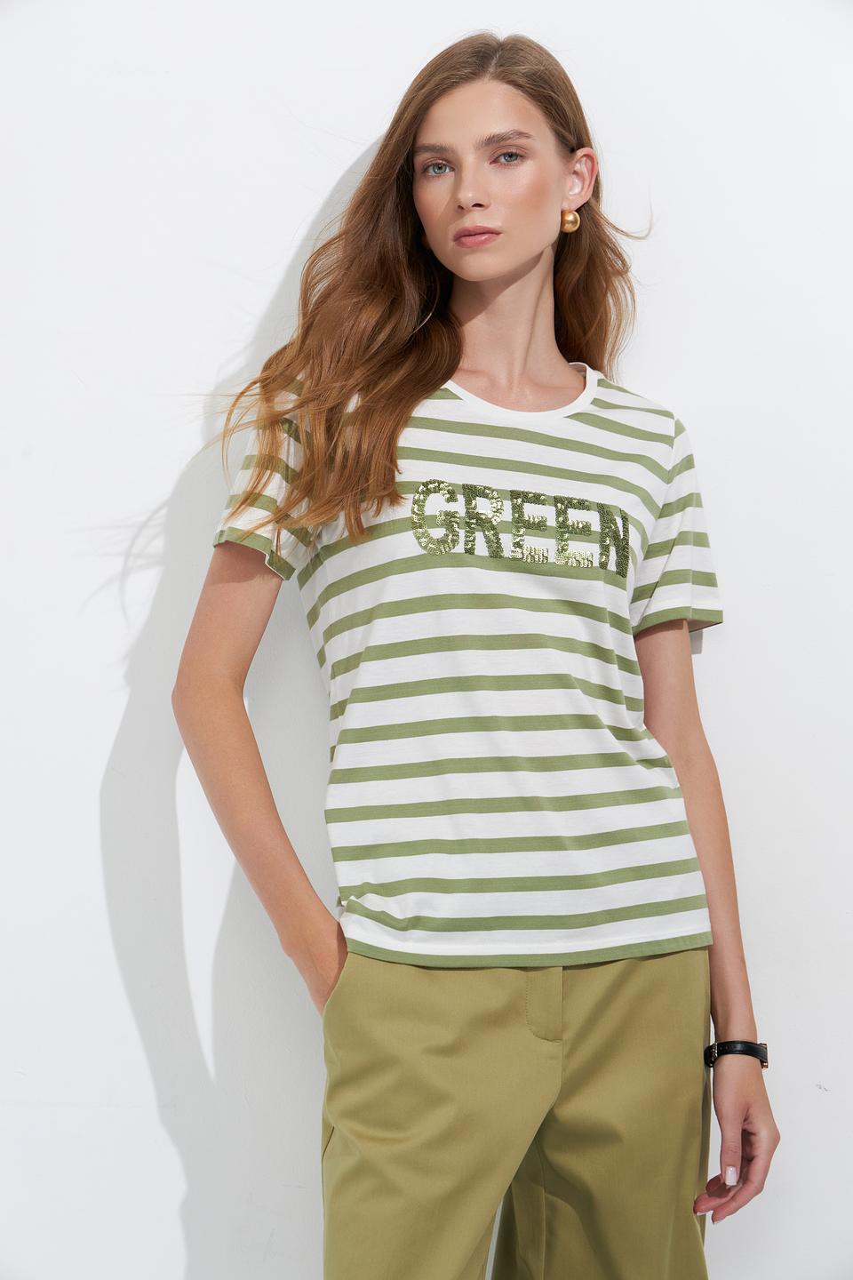 Футболка MORE and MORE в полоску