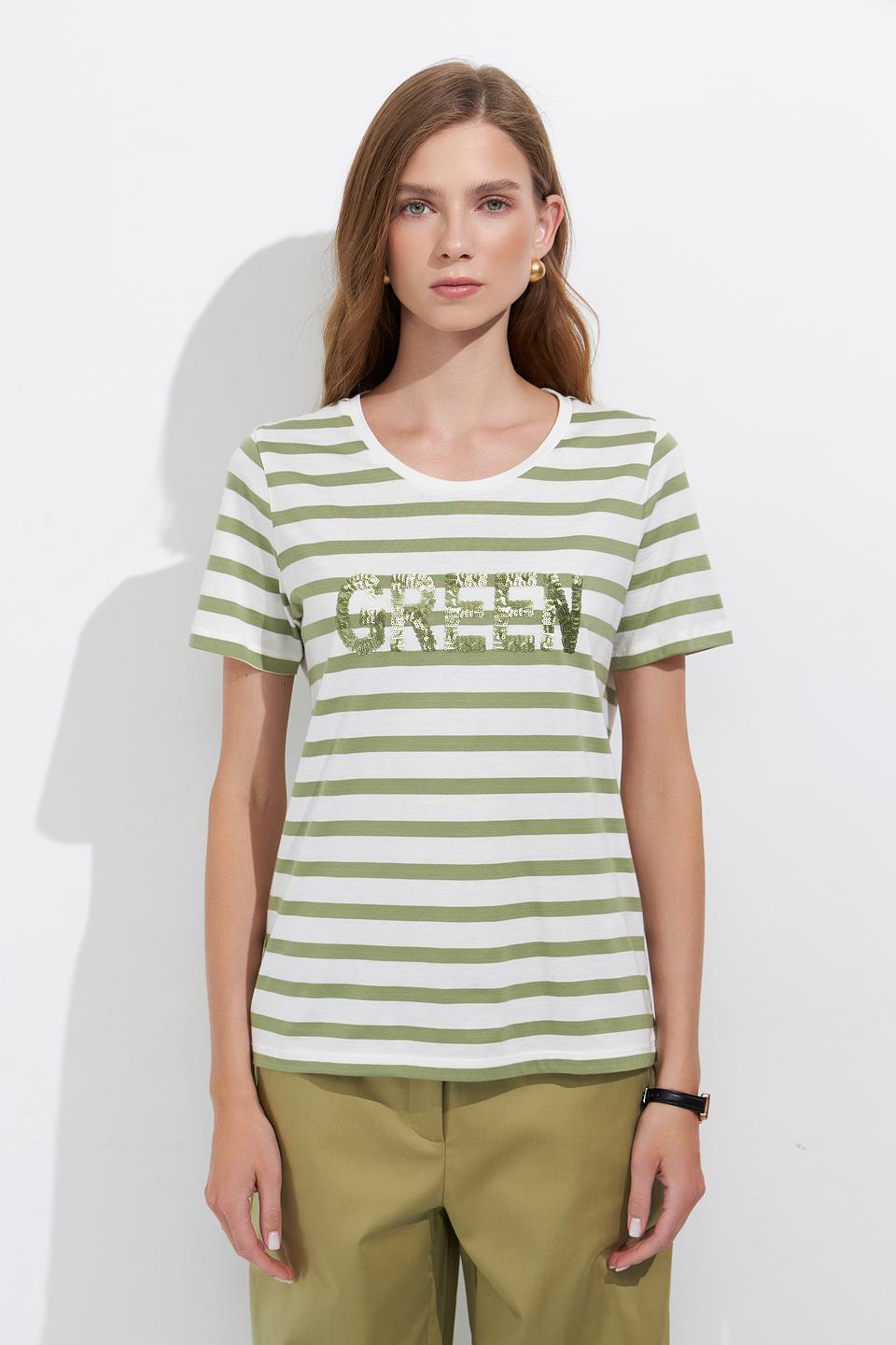 Футболка MORE and MORE в полоску