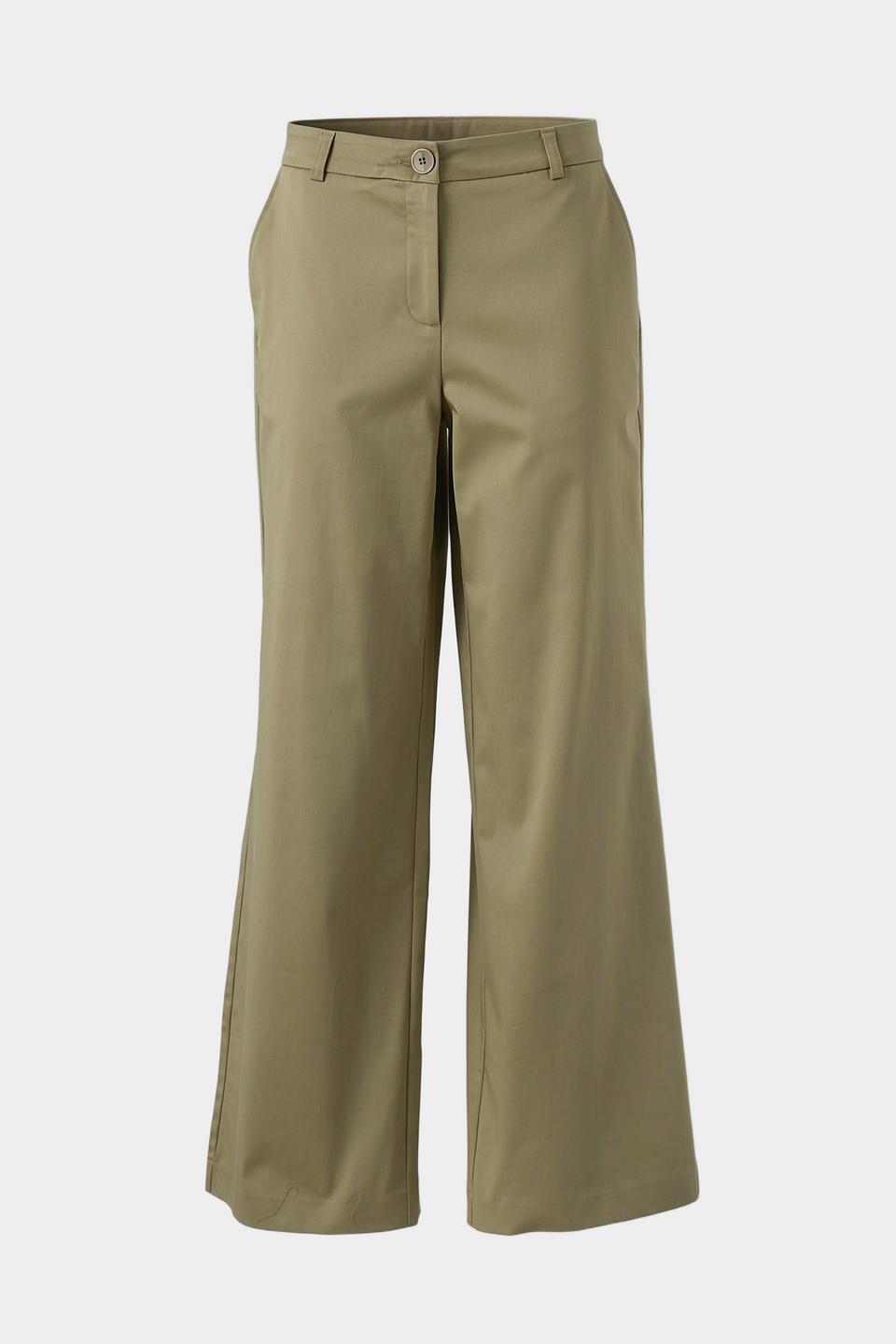 Брюки палаццо Bugatti хаки