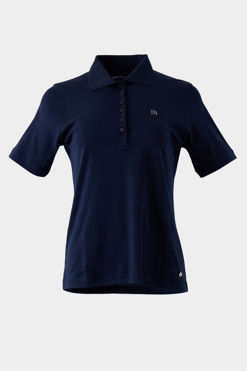 Поло Clarina тёмно-синее