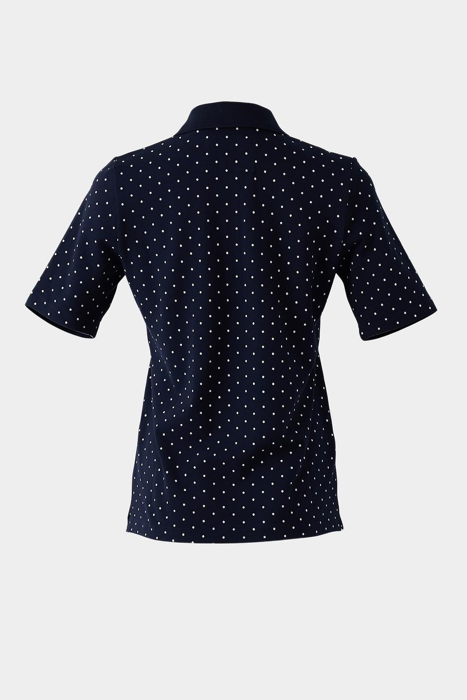 Поло Clarina в горошек