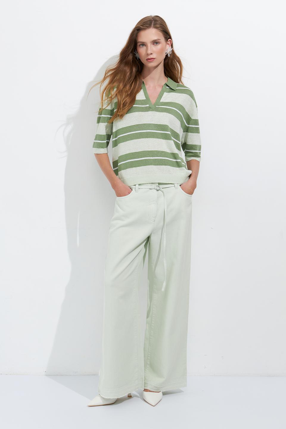 Пуловер Luisa Cerano в полоску