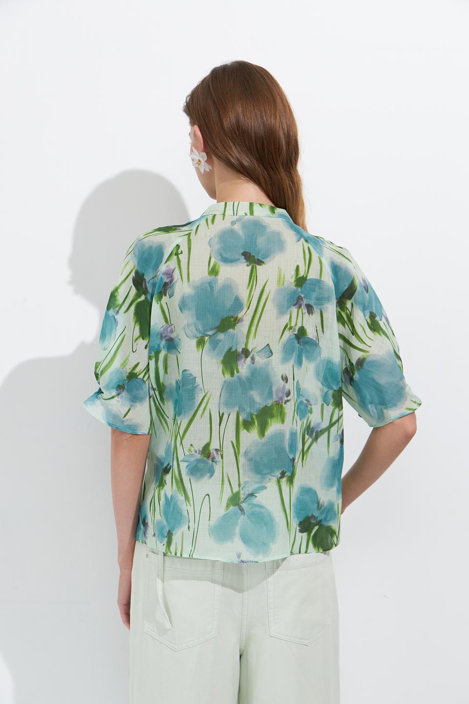 Блуза Luisa Cerano с цветочным принтом