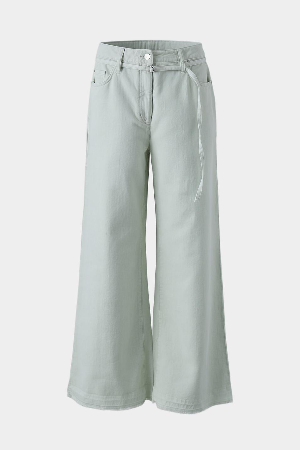 Джинсы палаццо Luisa Cerano мятные