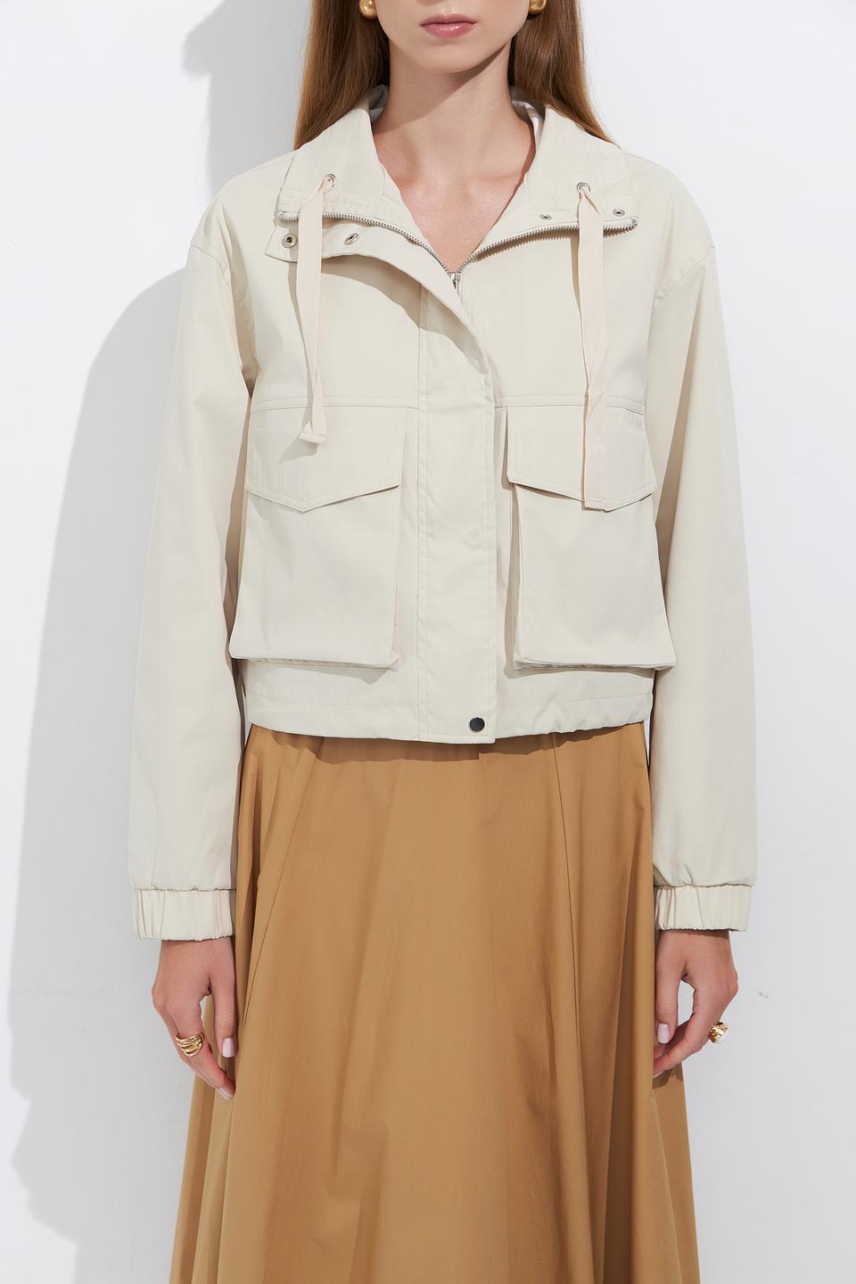 Куртка Broadway бежевая укороченная