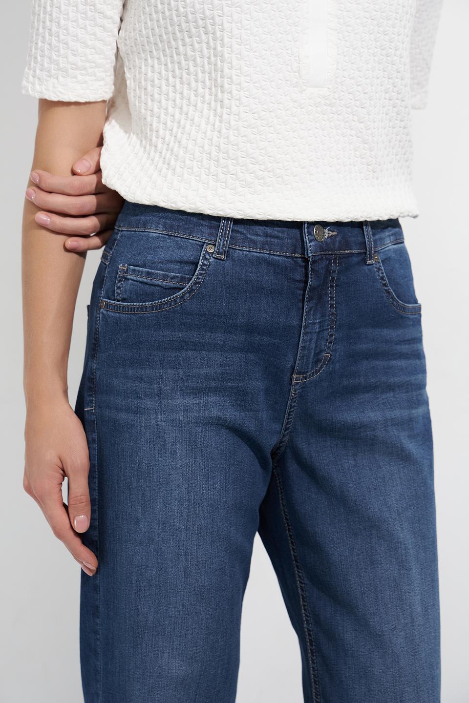 Джинсы Angels прямого кроя синие