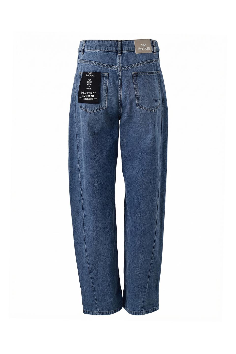 Джинсы Marc Aurel широкие голубые