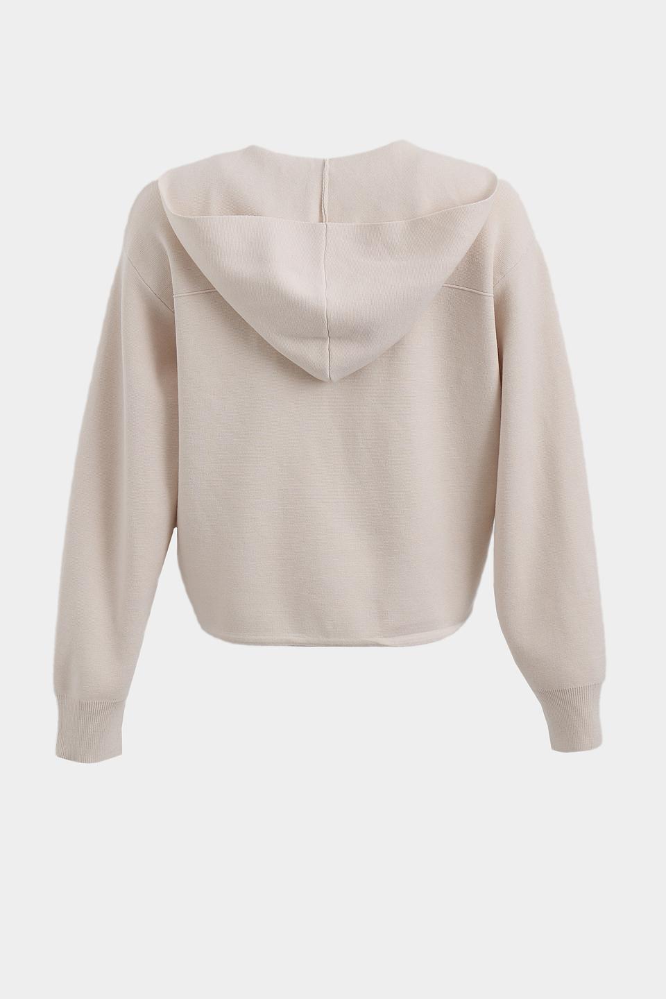 Жакет Lecomte с карманами бежевый