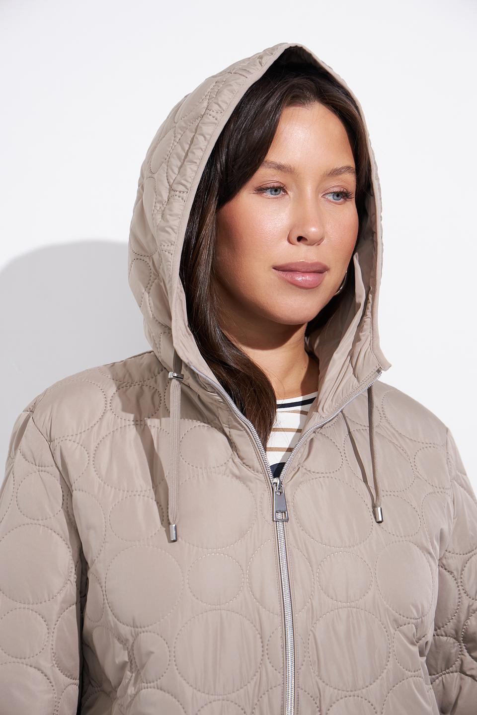 Куртка Lebek стеганая бежевая