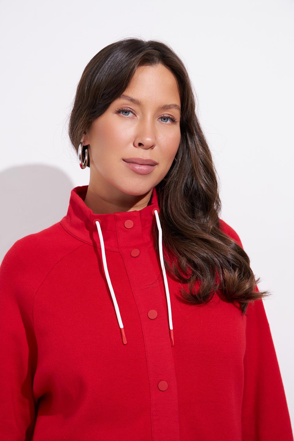 Жакет Olsen красный с отделкой