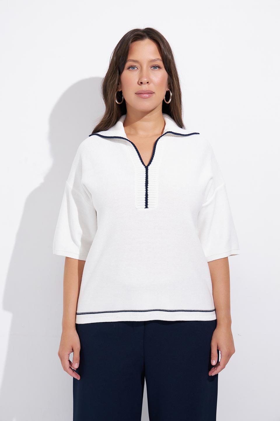 Пуловер Olsen с V-образным вырезом