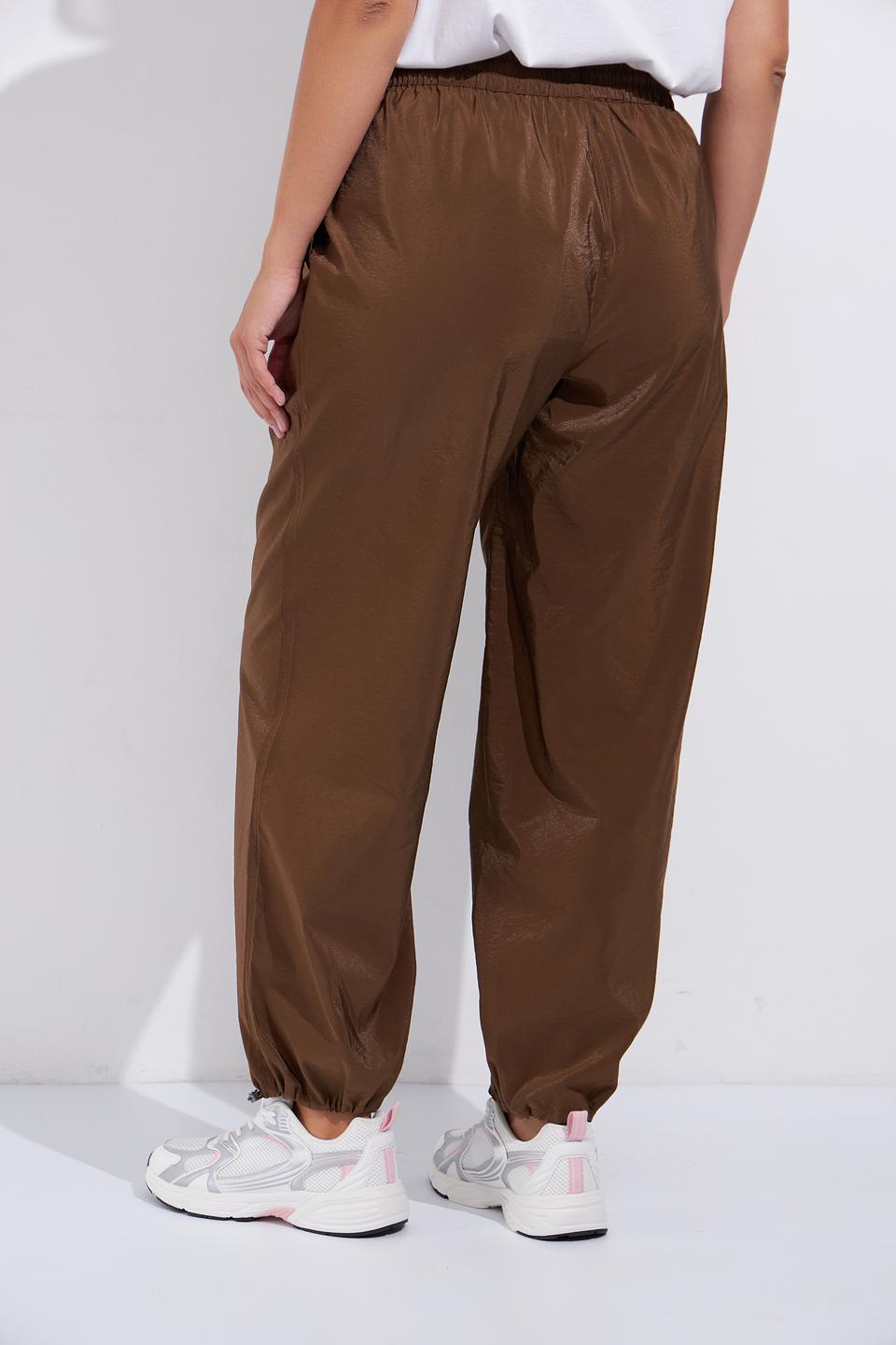 Брюки Lecomte коричневые спортивные