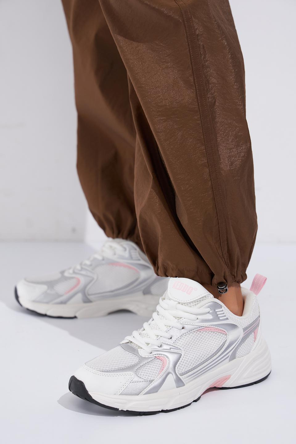 Брюки Lecomte коричневые спортивные