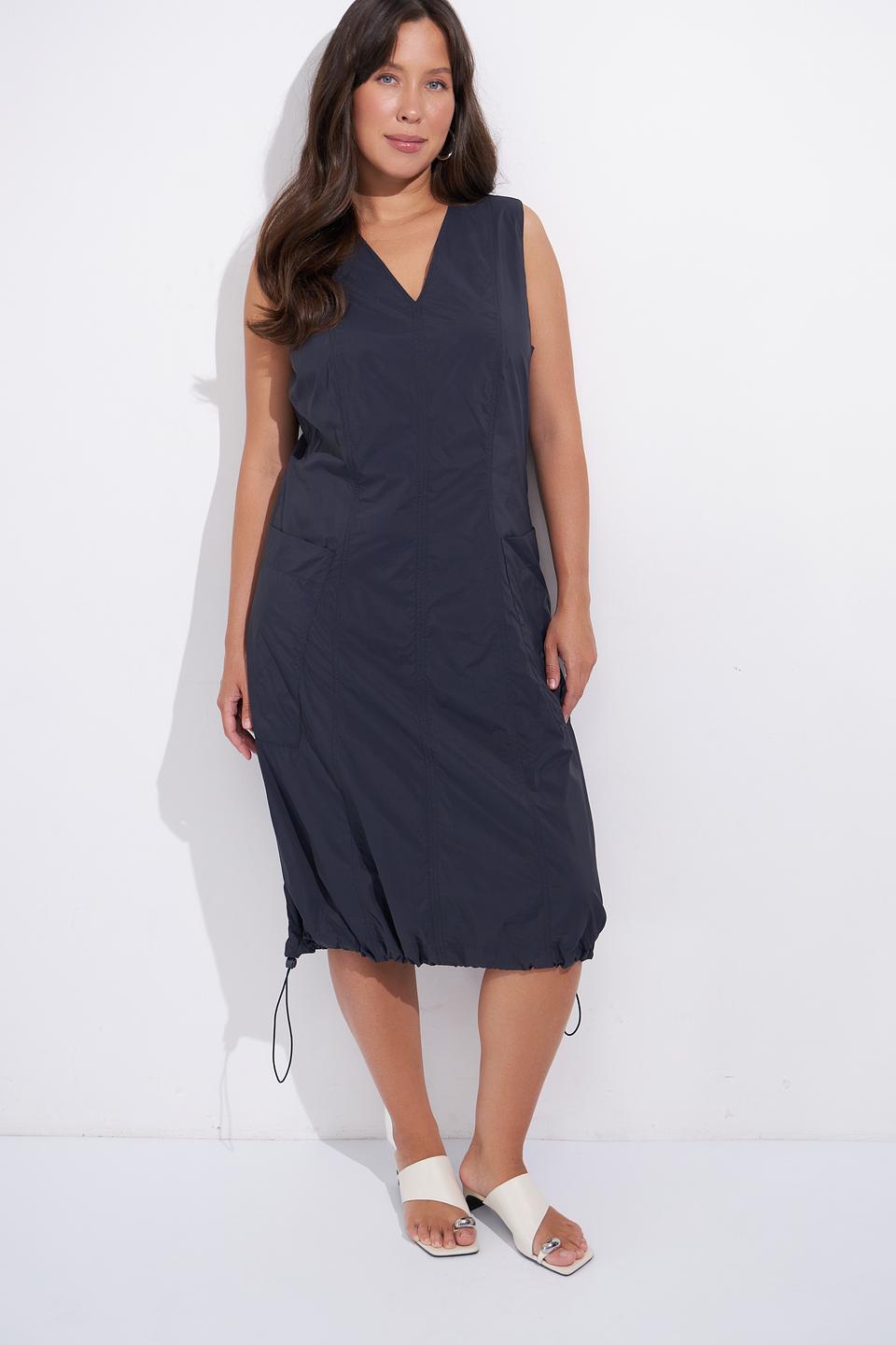 Платье Catnoir без рукавов тёмно-синее