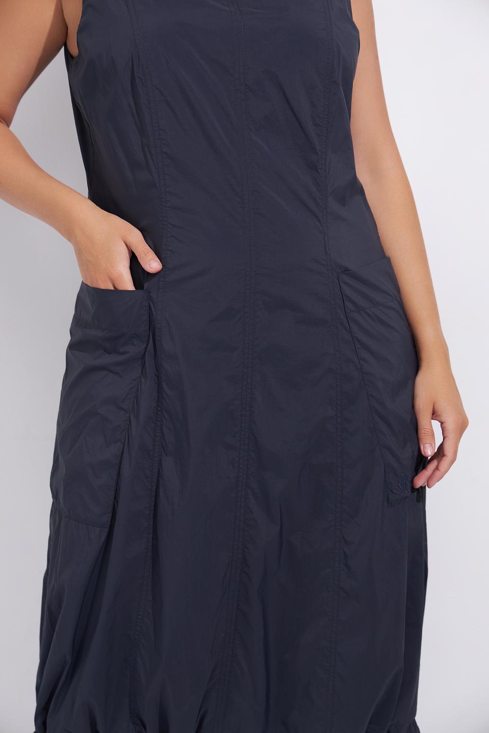 Платье Catnoir без рукавов тёмно-синее