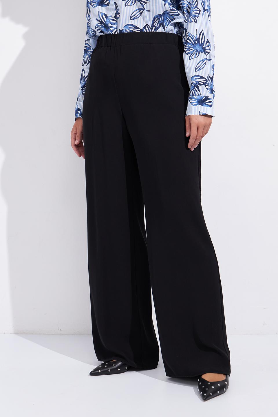 Брюки Gaia чёрные палаццо