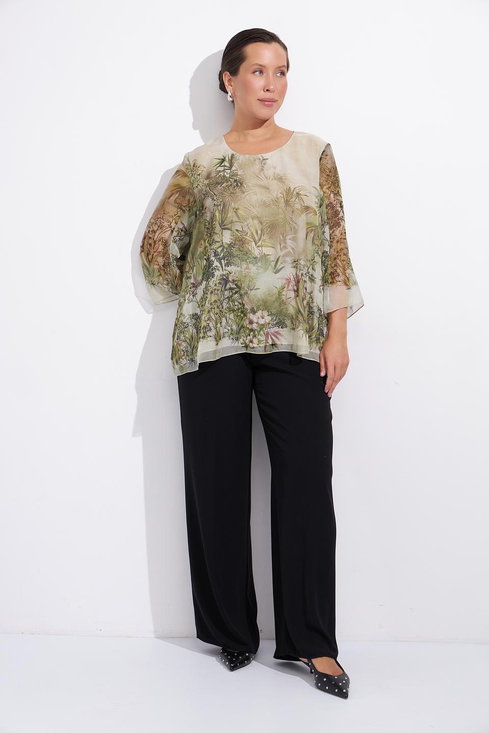 Блуза Gaia с тропическим принтом