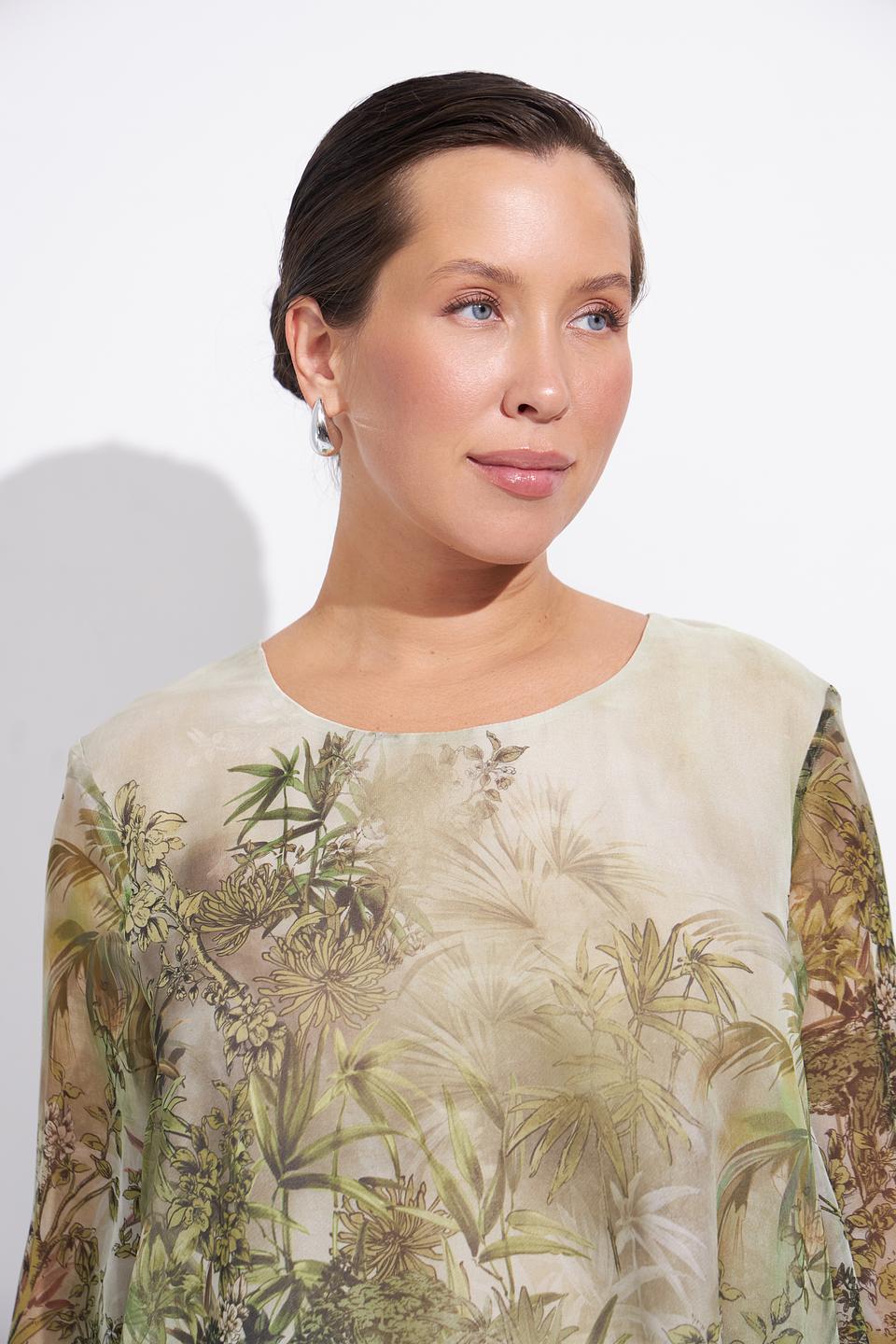 Блуза Gaia с тропическим принтом