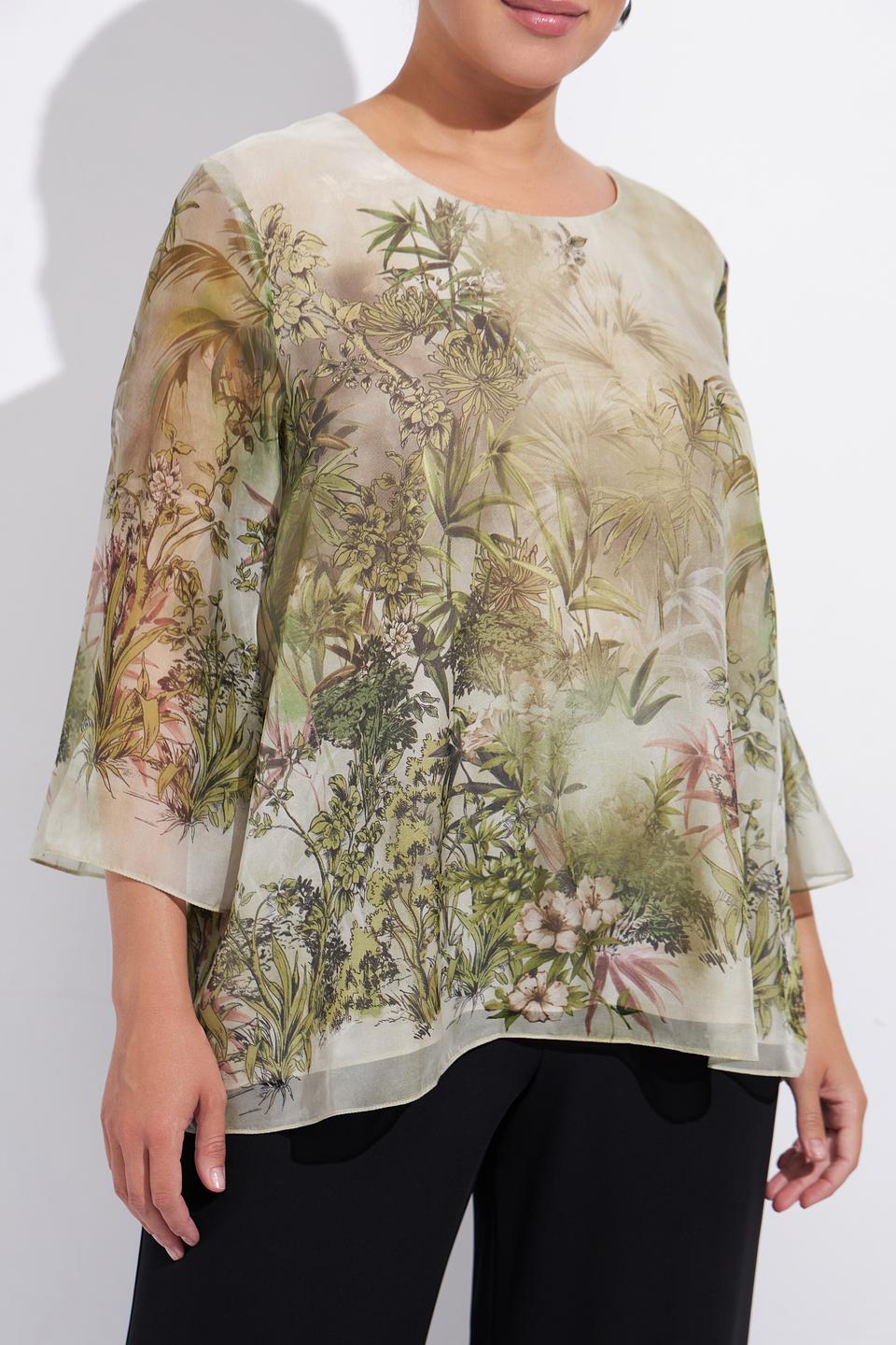 Блуза Gaia с тропическим принтом